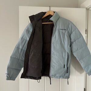 Feather bomber jacket